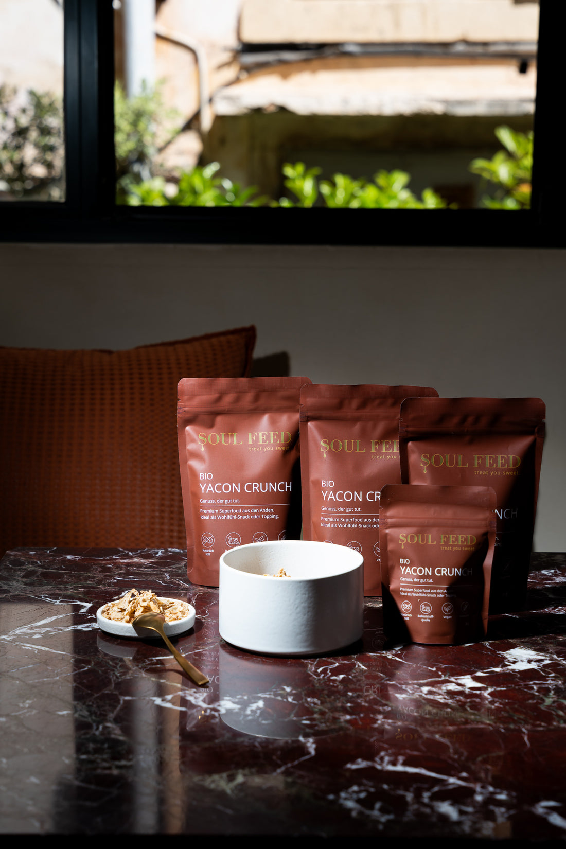 Yacon Crunch von Soul Feed im Café.